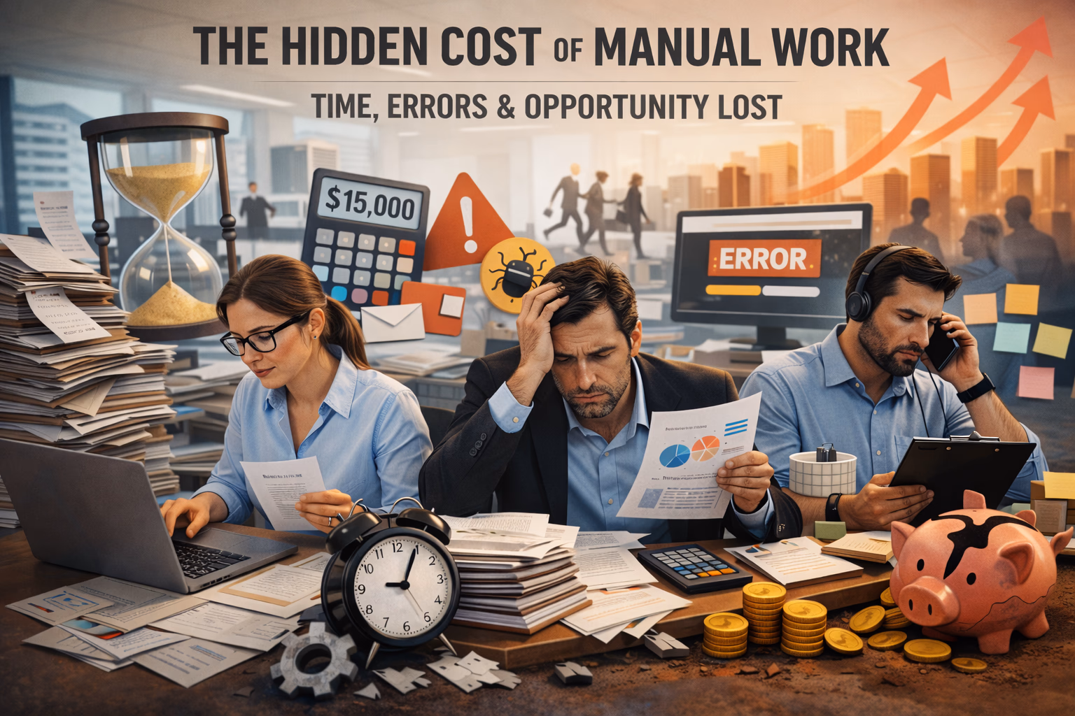 The hidden costs of manual work in modern businesses